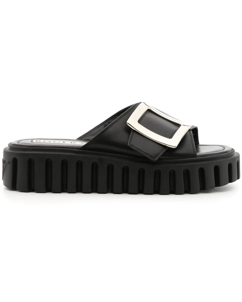Roger Vivier viv go sandalen Black