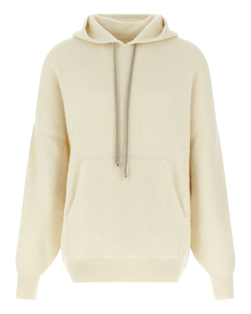 Rick Owens Hun Hoodie' Pullover White
