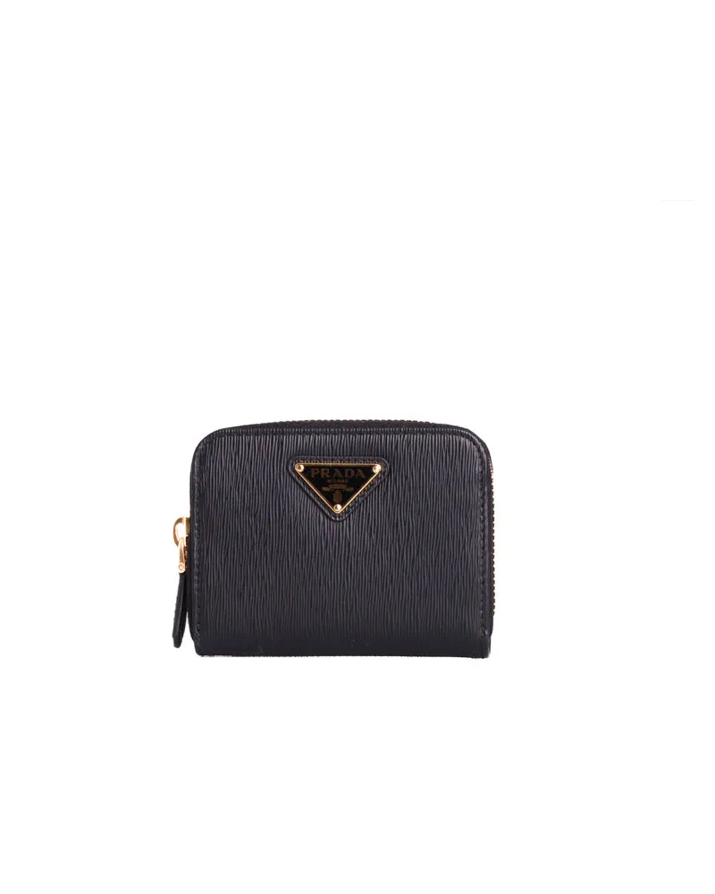 Prada Brieftaschen schwarz Black