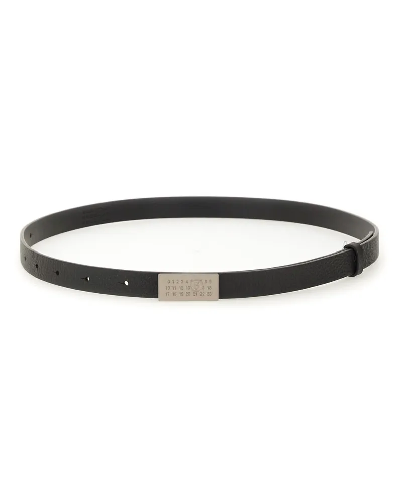Maison Margiela Ledergürtel Black
