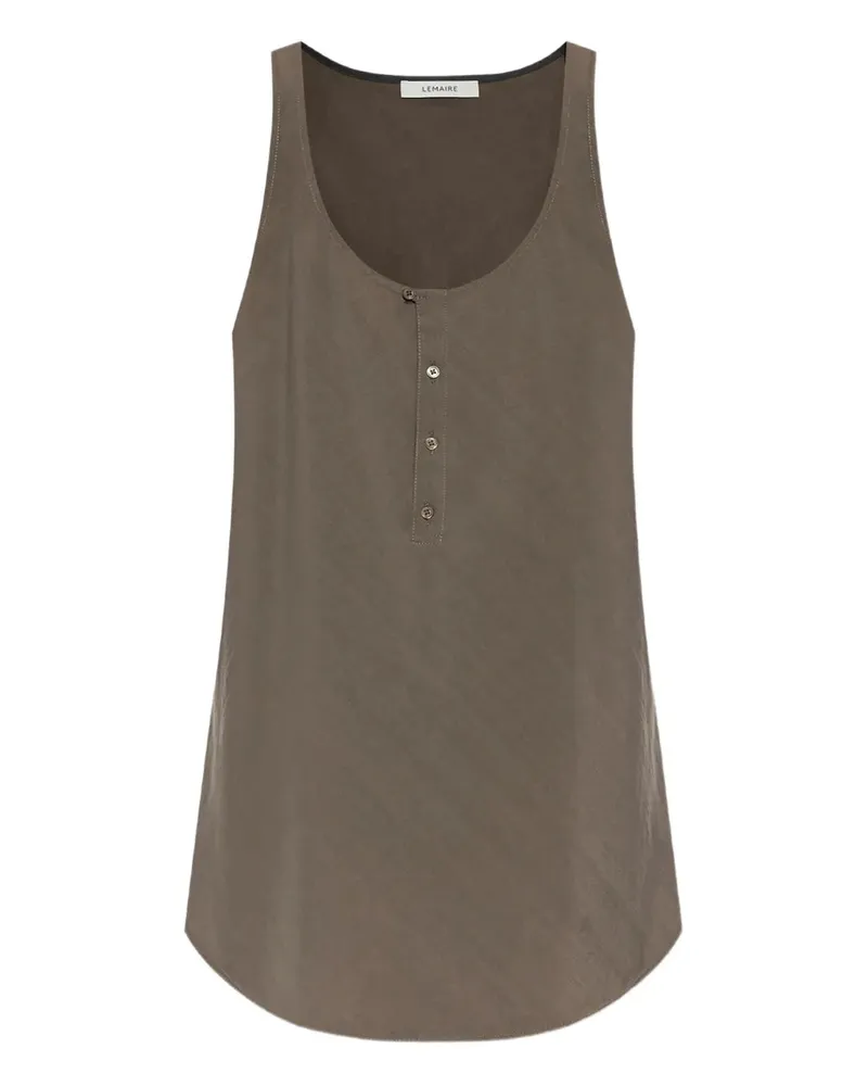 Christophe Lemaire breites Nackenoberteil Walnut