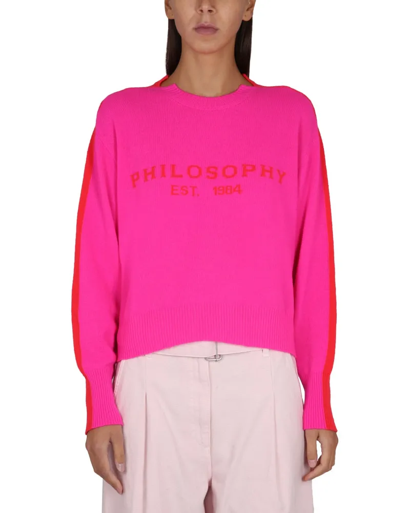 Philosophy Di Lorenzo Serafini Philosophie di Lorenzo Serafini Trikot mit Logo -Stickerei Multicolour