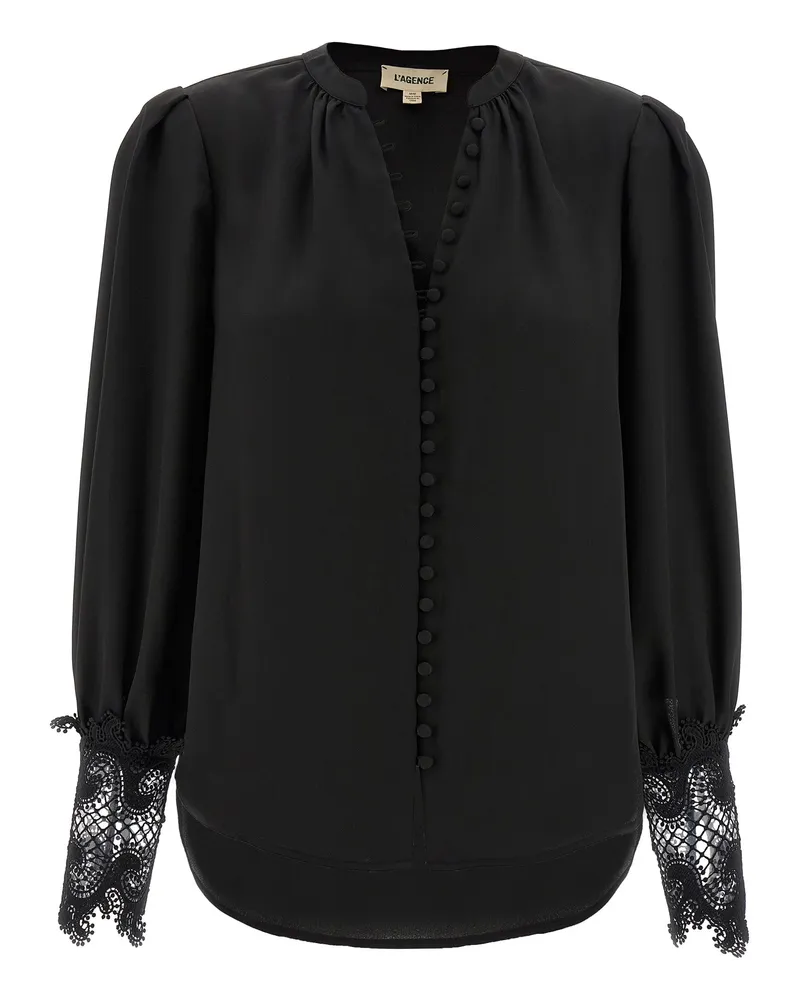 L'Agence Agence 'Ava' Hemd Black