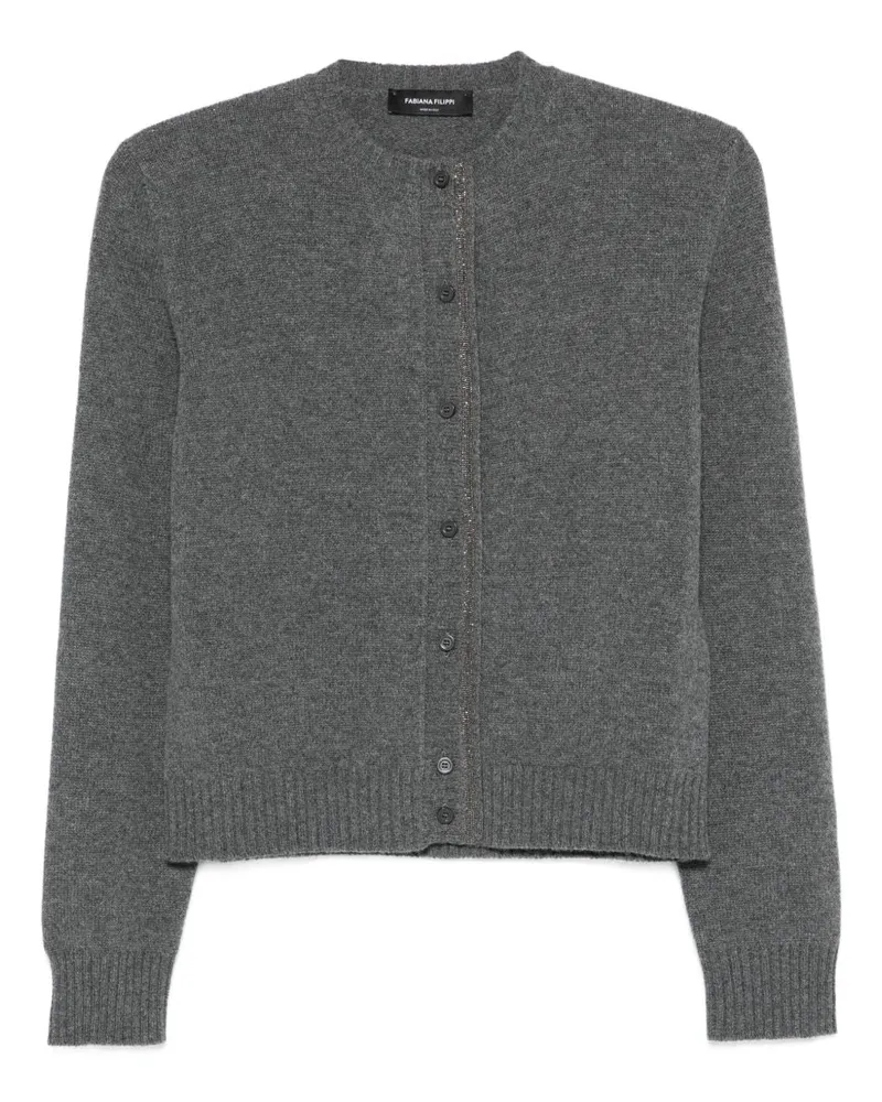 Fabiana Filippi Wolle Mischjacke Grey
