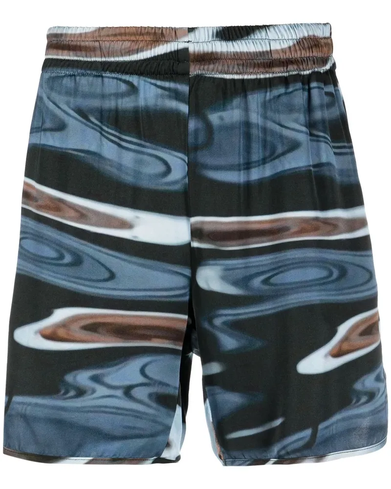Blue Sky Inn gedruckte Shorts Clear