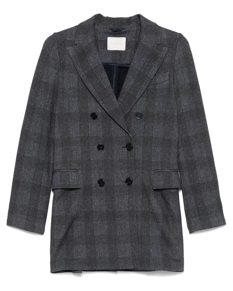 CIRCOLO 1901 Cotton Double Breasted Jacke Blue