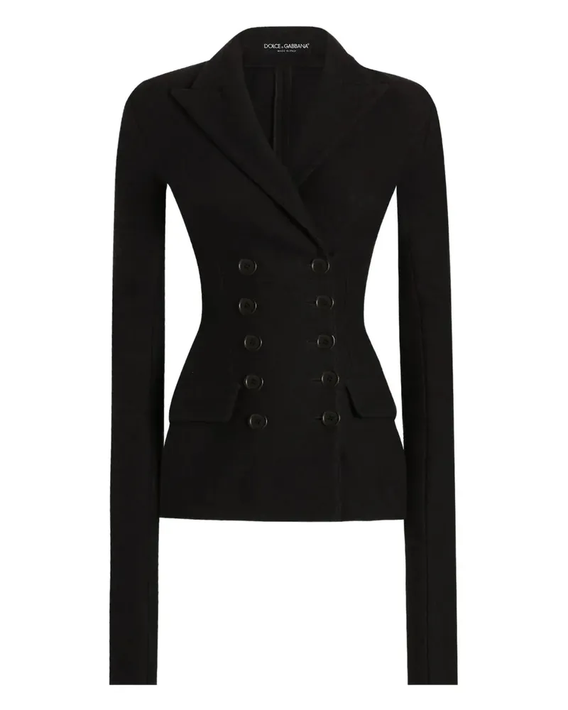 Dolce & Gabbana Double Breasted Saited Jacket N0000