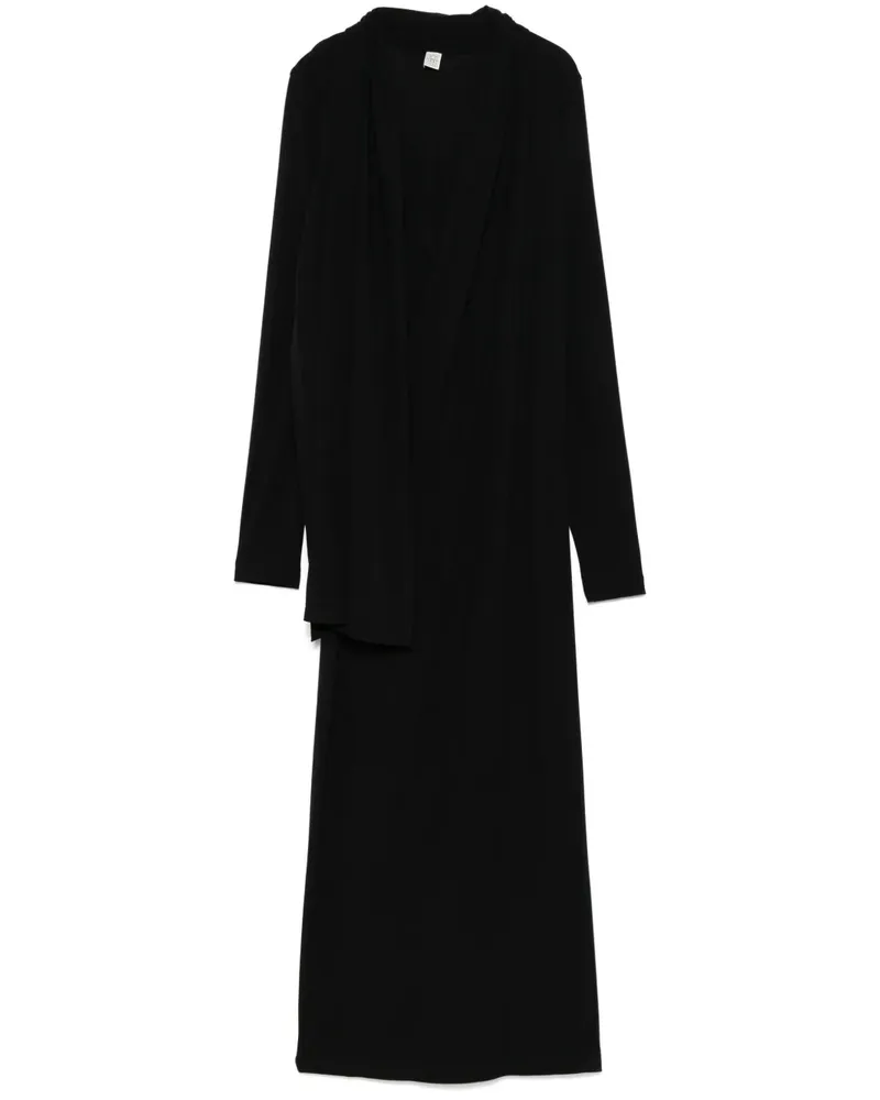 Totême Jersey Kleid Black