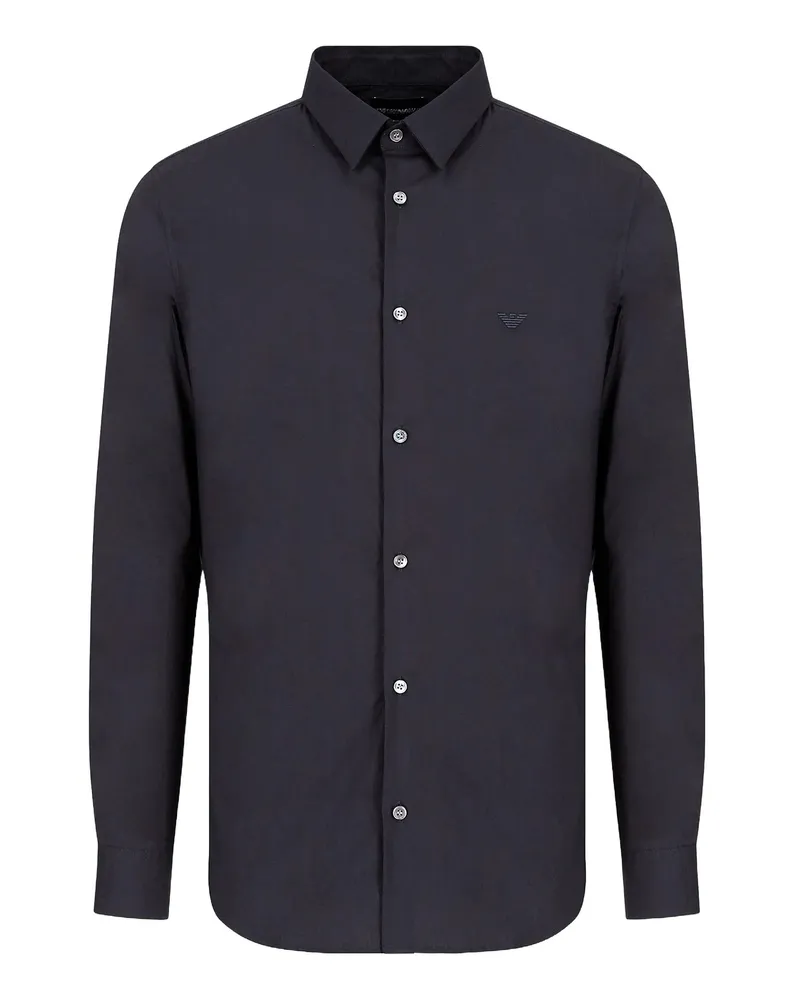 Emporio Armani Shirts Blau Blue