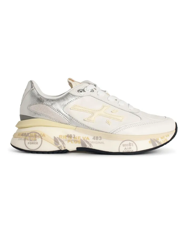 Premiata Moerund 7798' White Lear Blend Sneakers White
