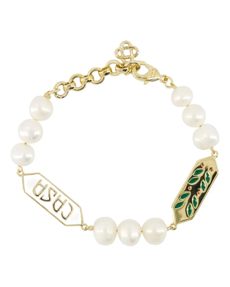 Casablanca Paris Laurel Perlenarmband  Metall Gold Gold