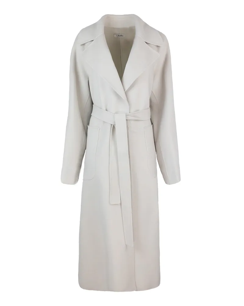 Max Mara Cappotto Doris Avorio Bianco