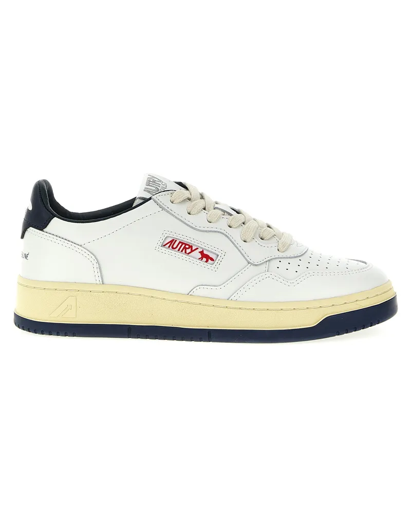AUTRY Autry X Maison Kitsuné 'Medaillengewinner Low' Sneakers Blue