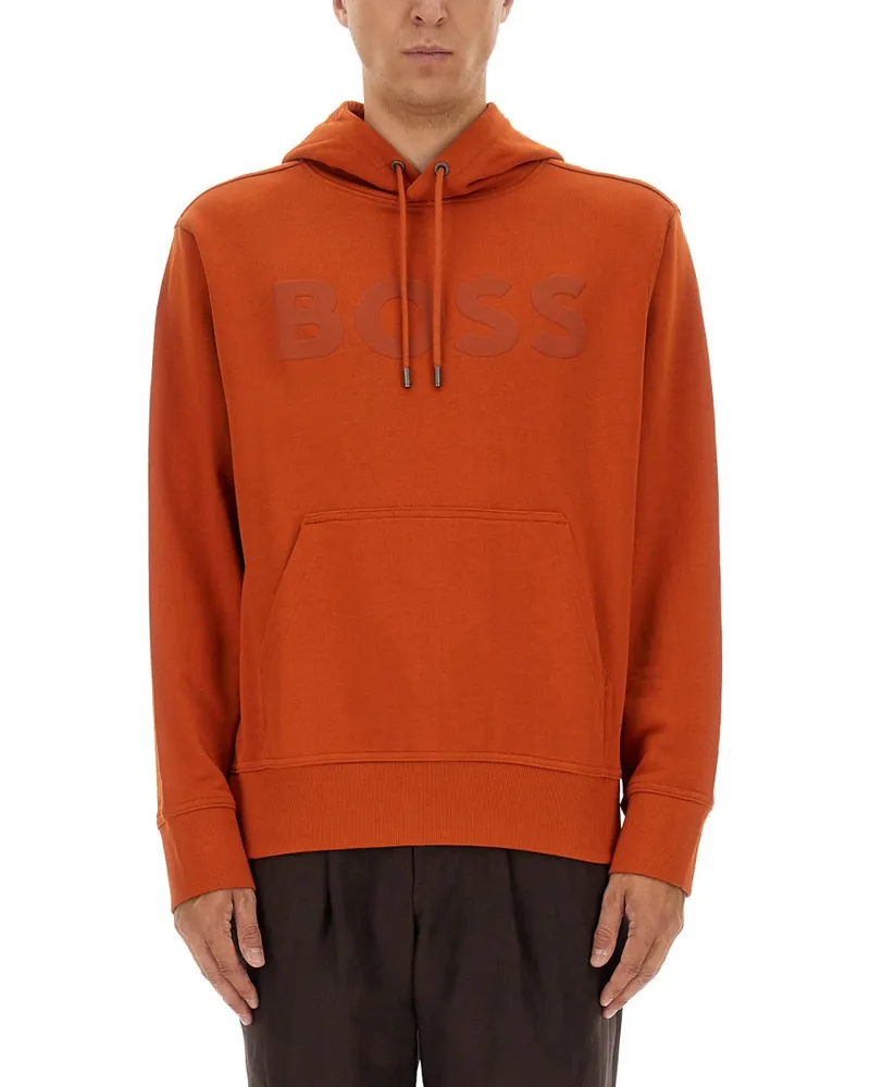 HUGO BOSS Hoodie Orange