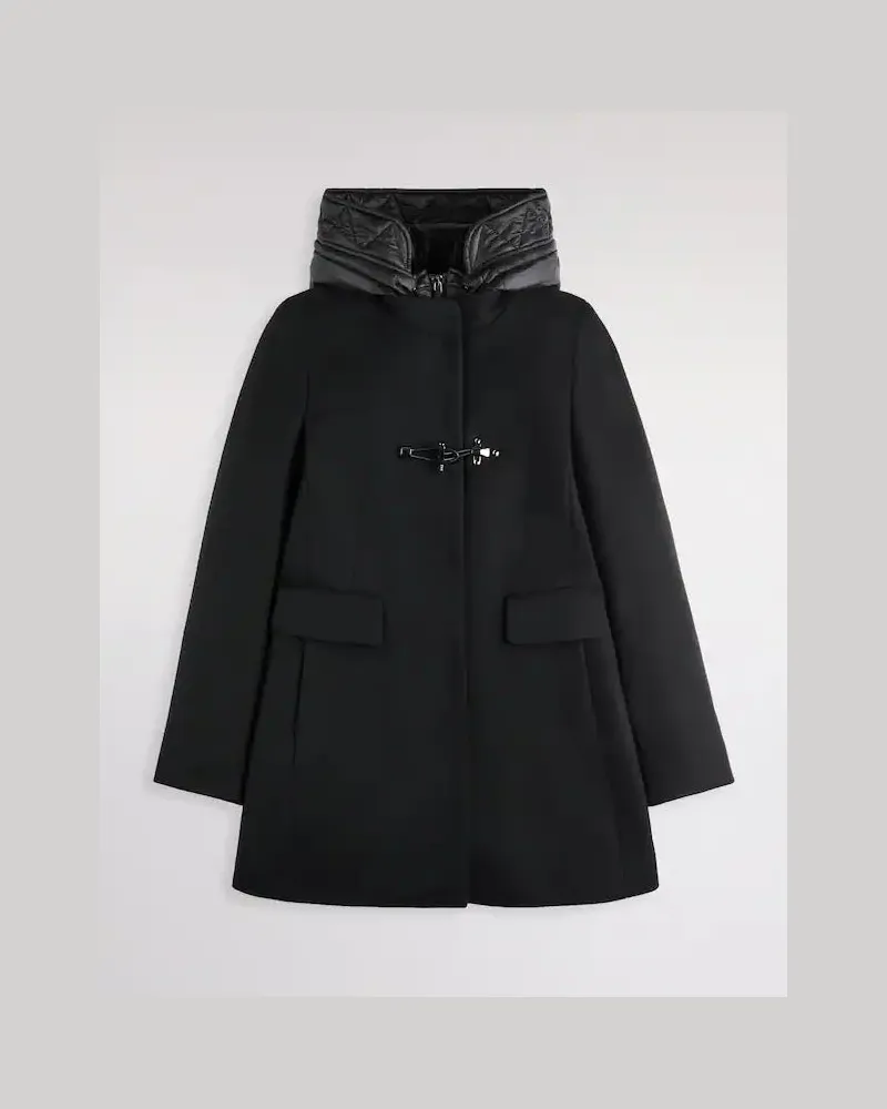 Fay Knebelmantel Black