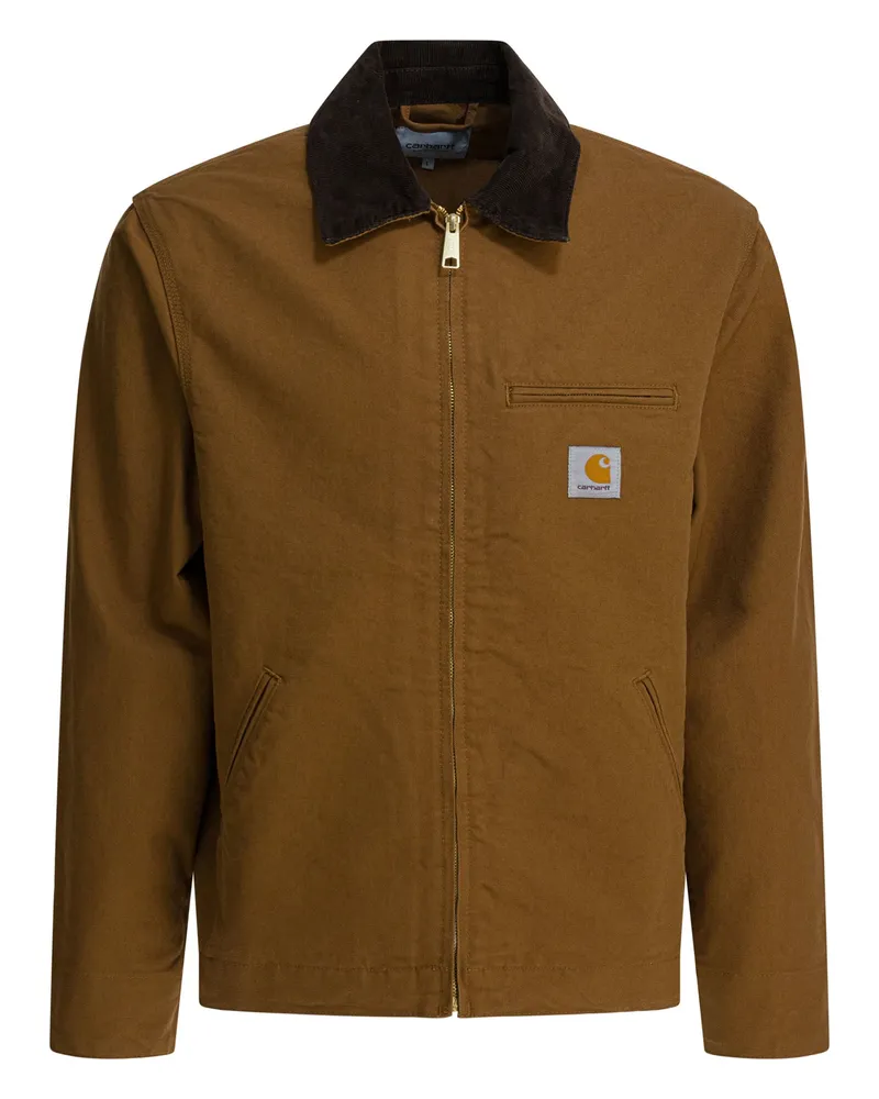 Carhartt WIP Detroit“ Overshirt-Jacke Brown
