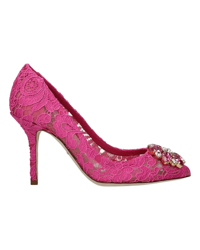 Dolce & Gabbana Frauen 's Décolleté Stoff Fuxia -