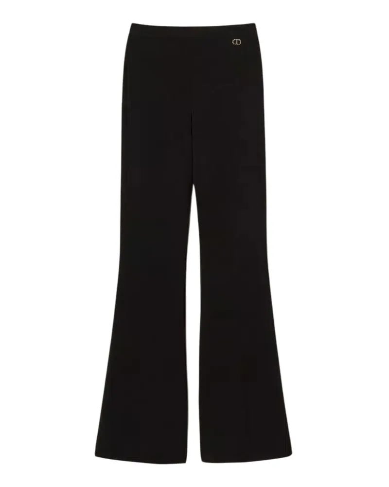 Twin-Set Doppelte Hose schwarz Black