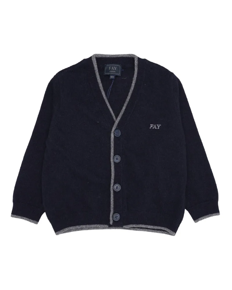 Fay Sweaters Blu+grigio