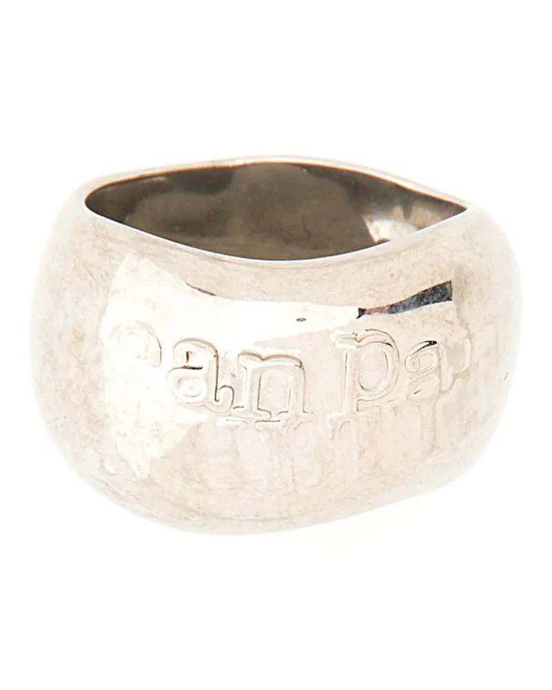 Jean Paul Gaultier Logo Ring Silver
