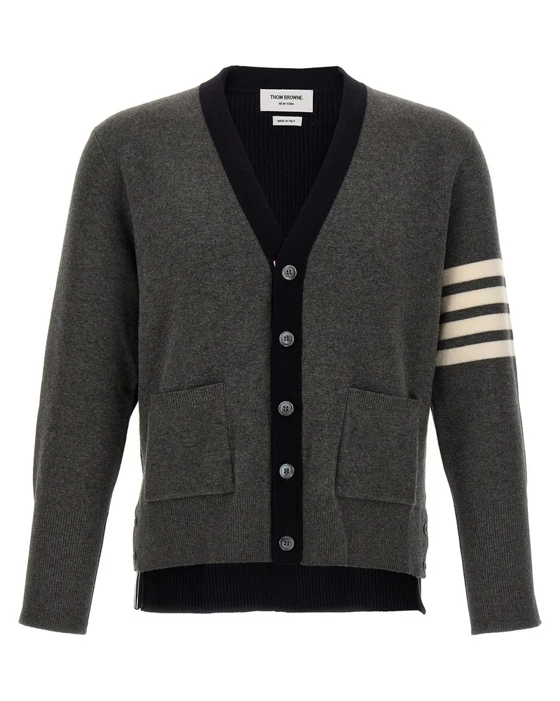 Thom Browne 4 Bar' Strickjacke Multicolor