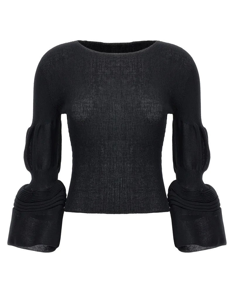 Issey Miyake Assemblage Branch' Top Black
