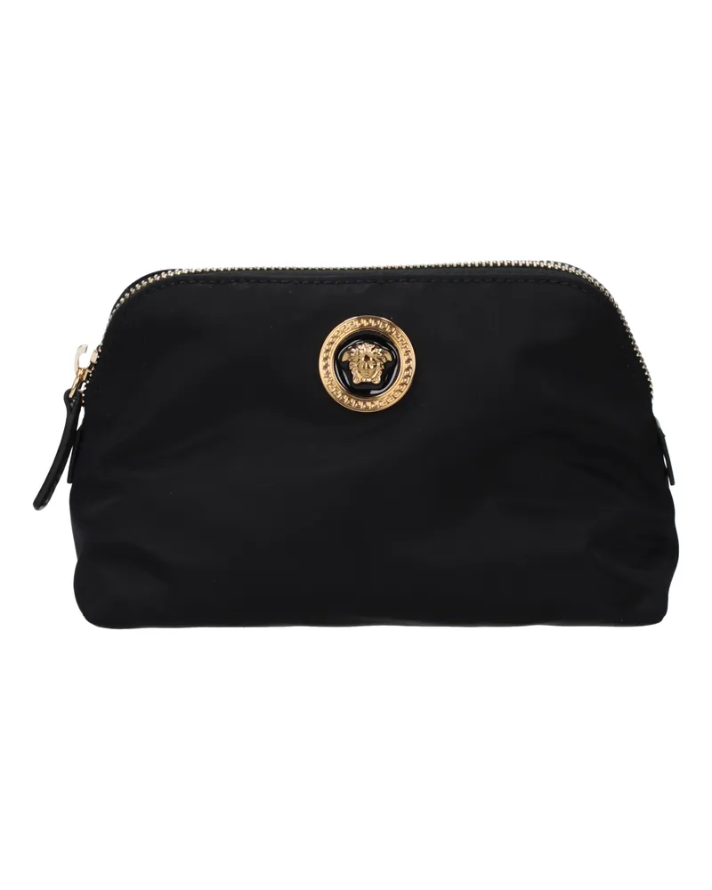 Versace Beauty Case Donna Schwarzer Stoff -