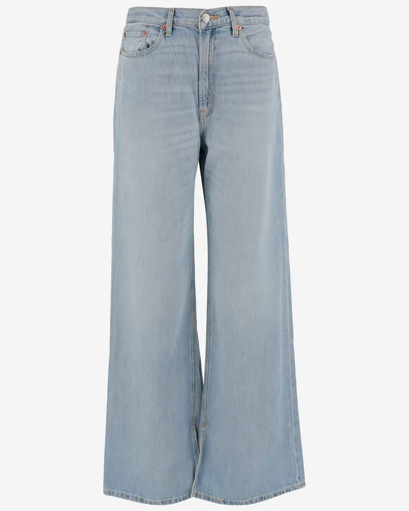 RE/DONE Jeans aus Baumwolle und Lyocell Light