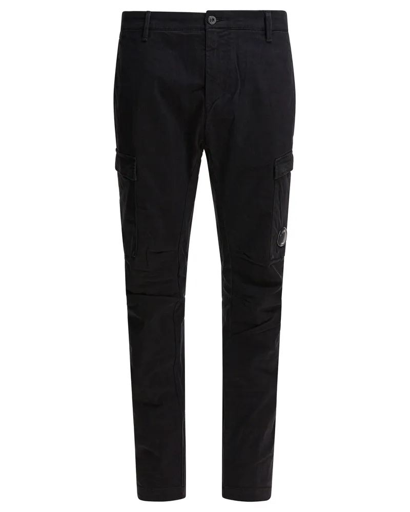 C.P. Company Stretch-Satin“-Cargohose Black