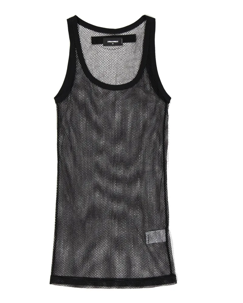 Dsquared2 ärmelloses langes Top Black
