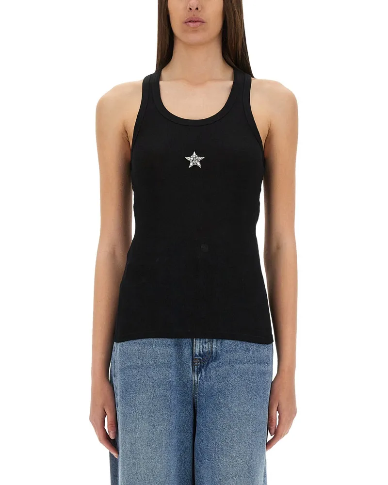 Stella McCartney Stella Mc Cartney "Crystal Mini Star" Tanktop Black
