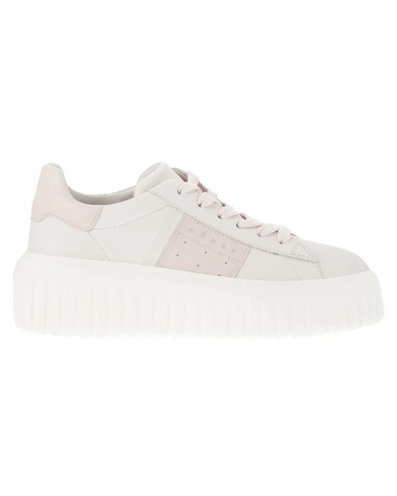 Hogan H Stripes Trainer mit Seitenband White