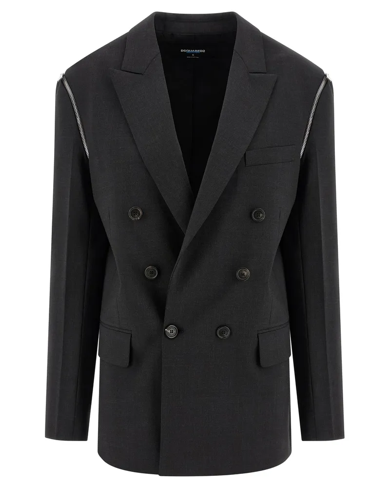 Dsquared2 Better X Dsquared2 „Transformer“-Blazer Gray