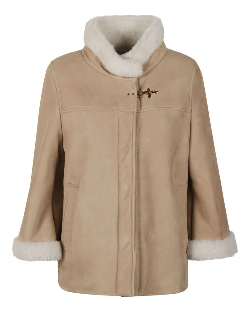 Fay Leder Shaling Cape Grey