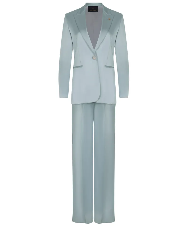 Manuel Ritz Tailleur  aus Satin gemacht Mint