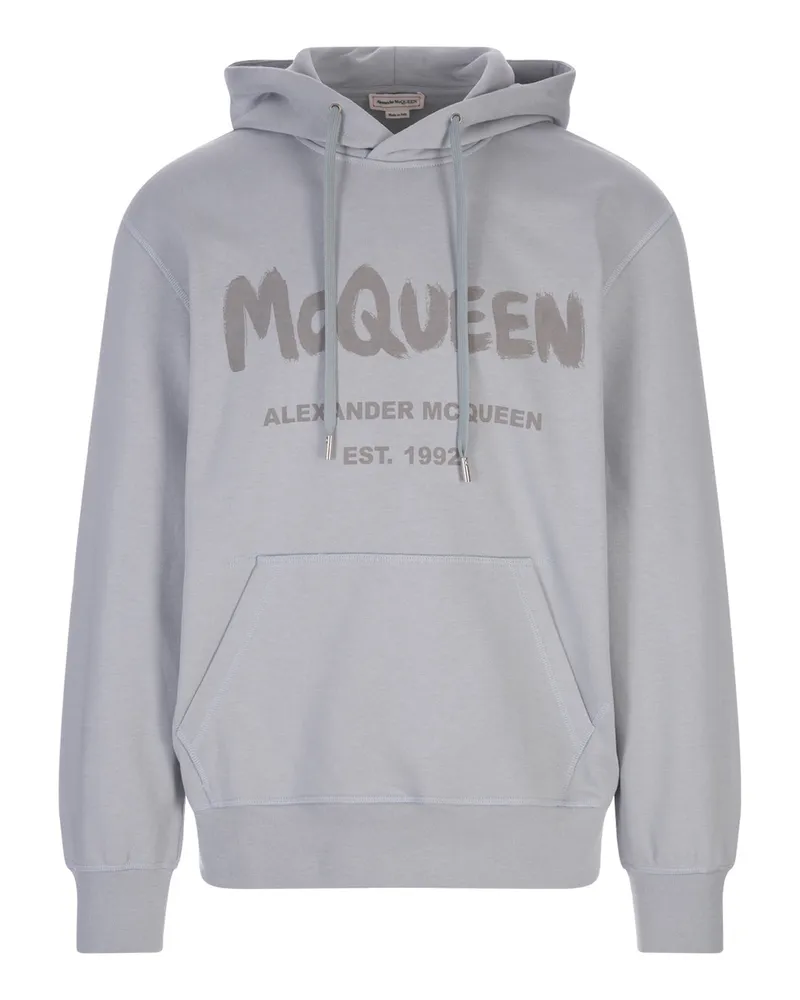 Alexander McQueen Hoodie Sweatshirt Grau