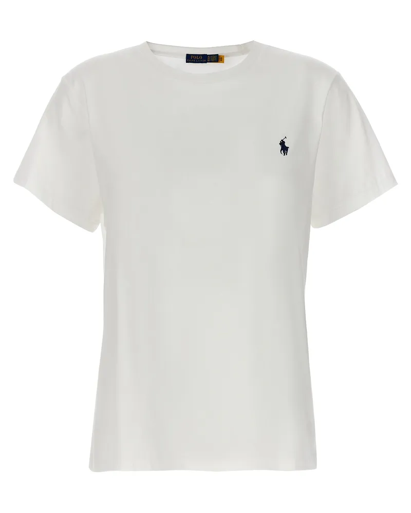 Ralph Lauren Logo Stickhemd White