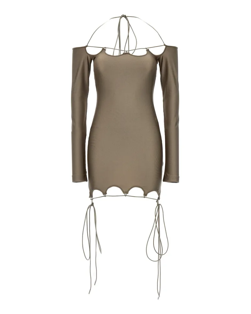 ATTICO Das Attico 'Lyna' Kleid Brown