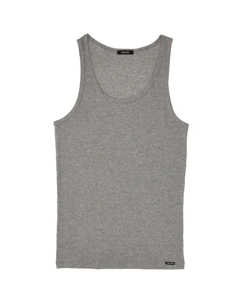 Tom Ford Tanktop mit Logo Grey