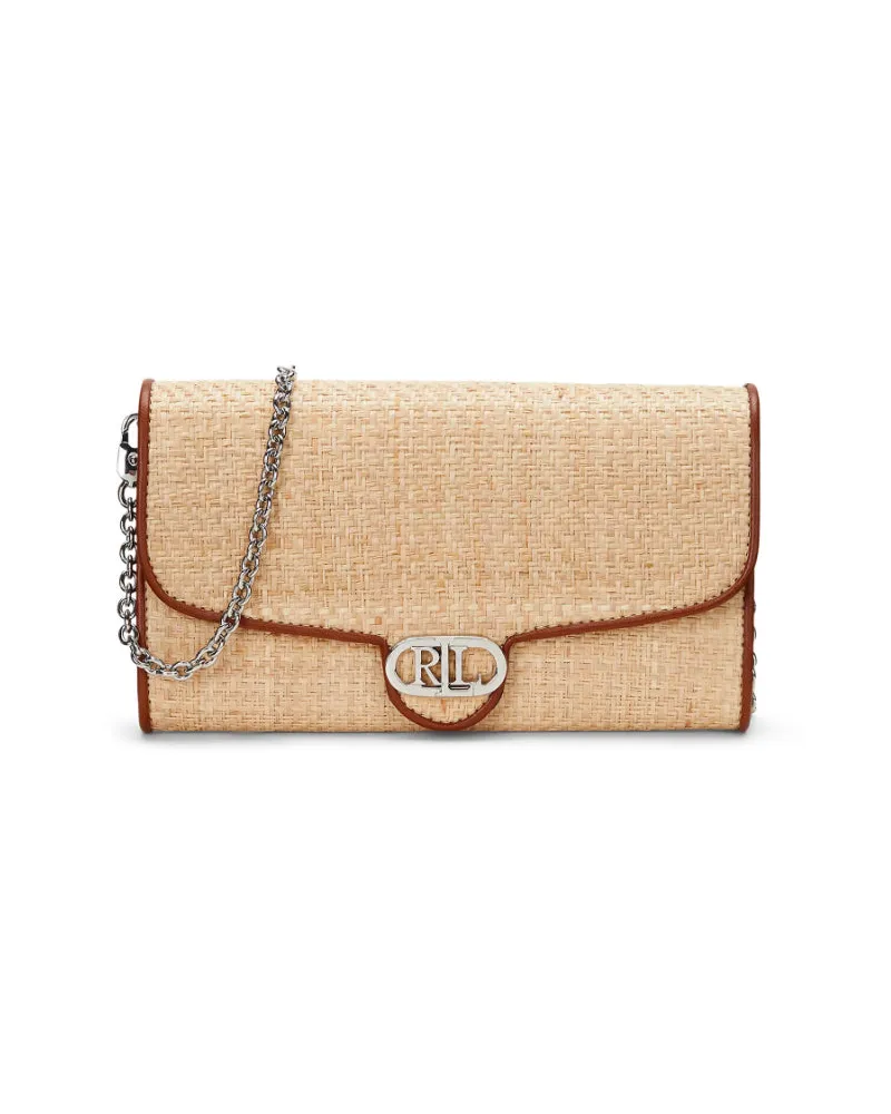 Ralph Lauren Mini -Tasche in Rafia Natural