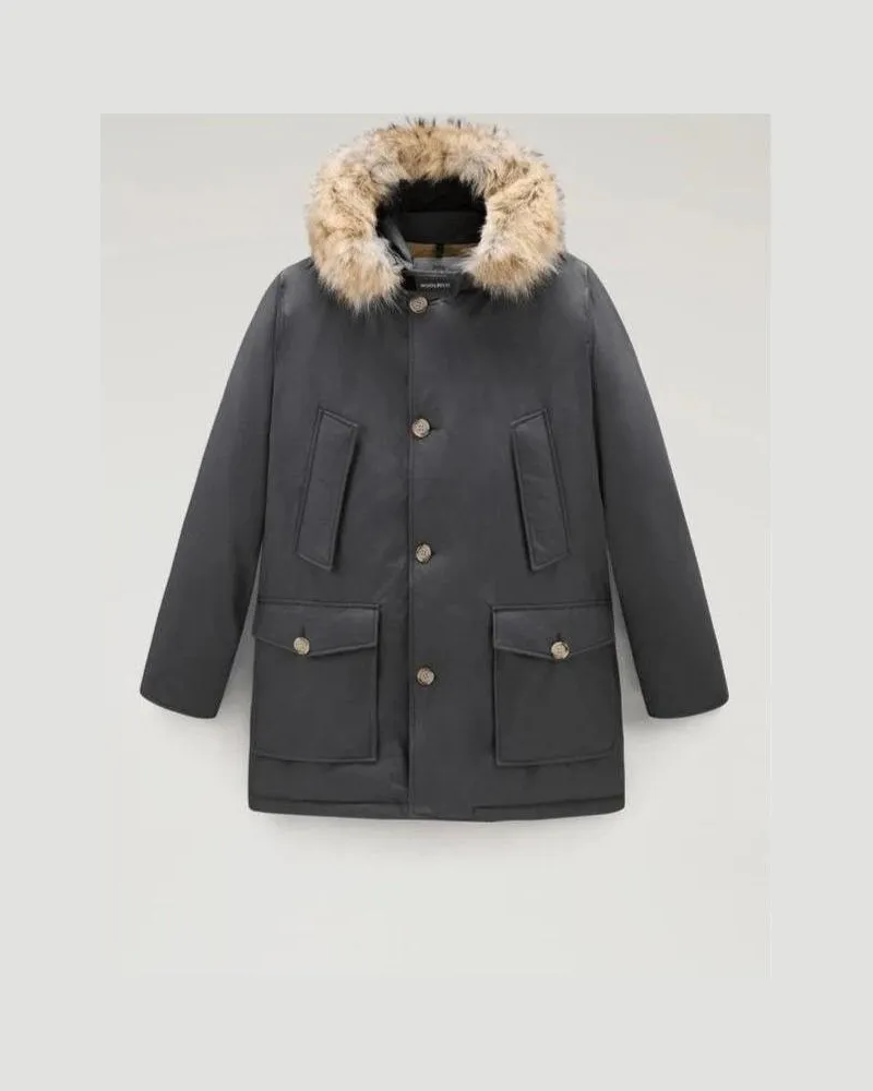 Woolrich Parka arktische Männer Baumwollgrau/grauer Schatten -