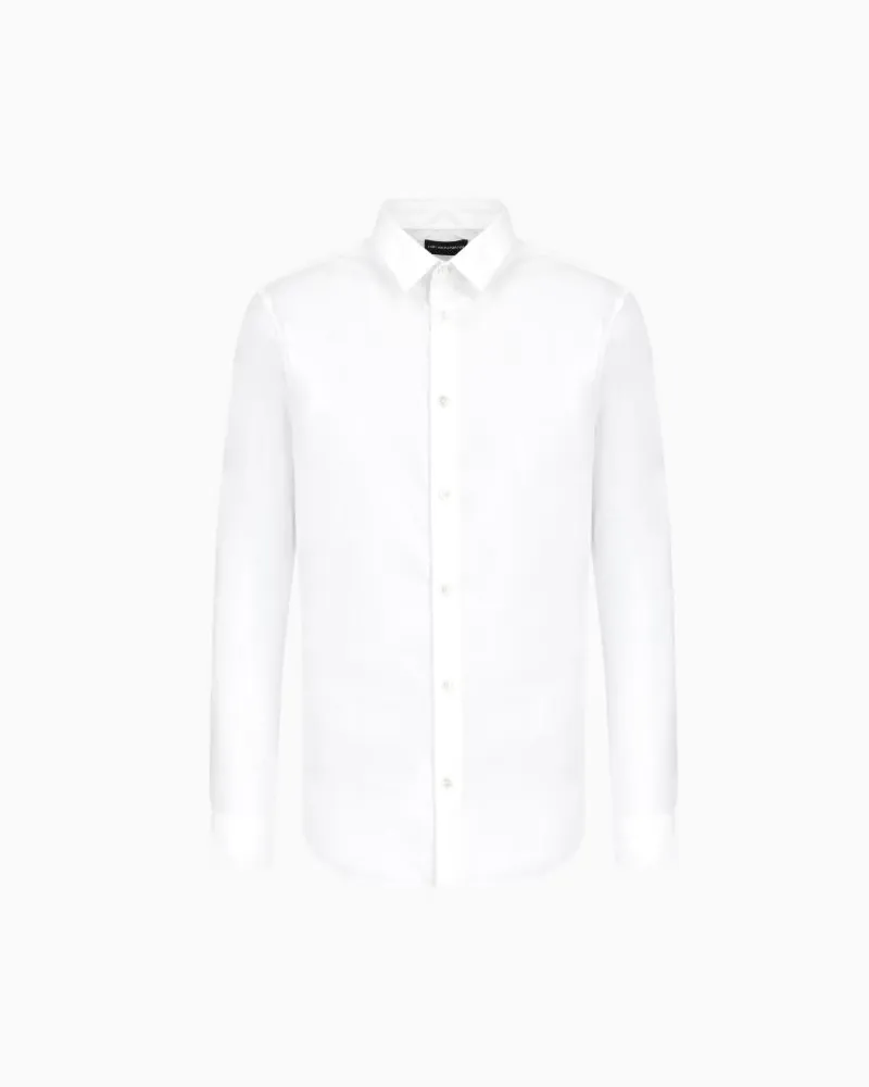 Emporio Armani Nylonhemd White