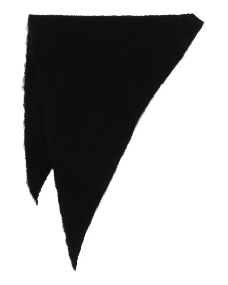 Faliero Sarti Kat Wool und Cashmere Foulard Black