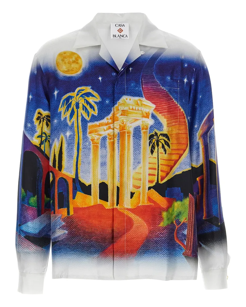 Casablanca Paris Mitternacht Akropolis' Hemd Multicolor