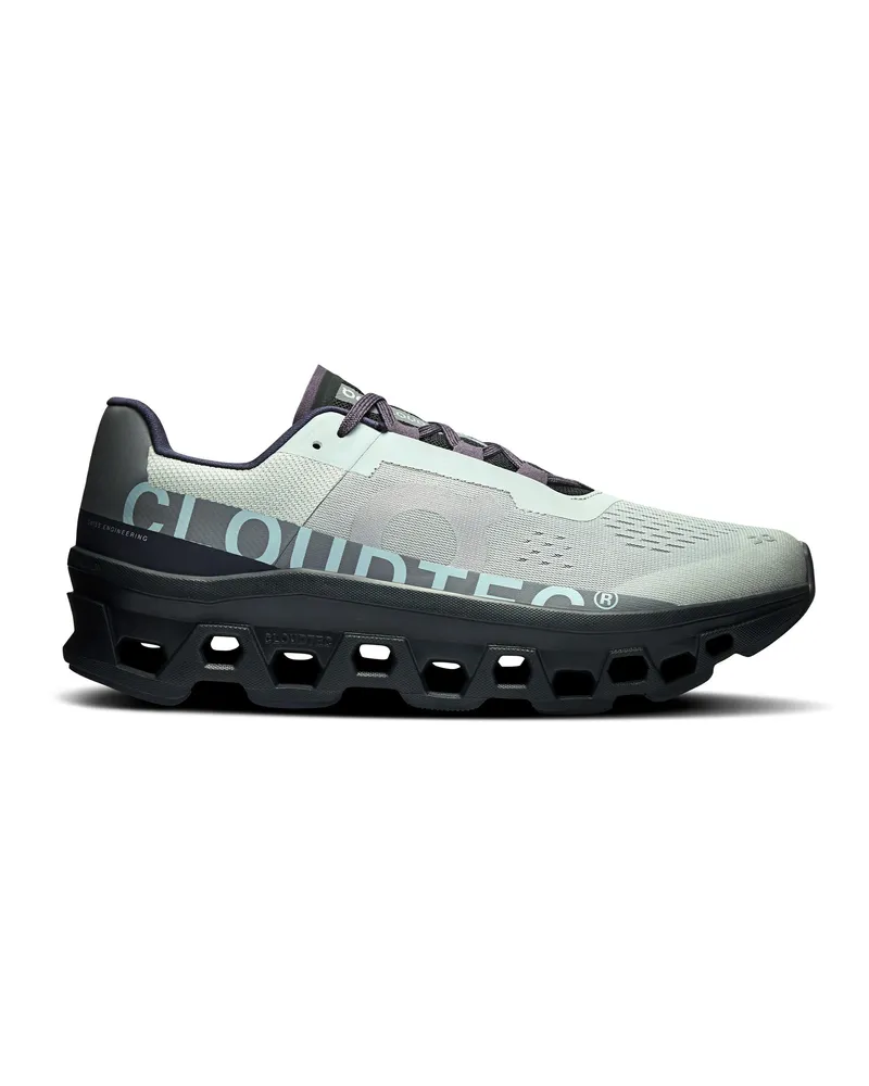 ON Auf Sneaker Cloudmster Gletscher/Schwarz Black