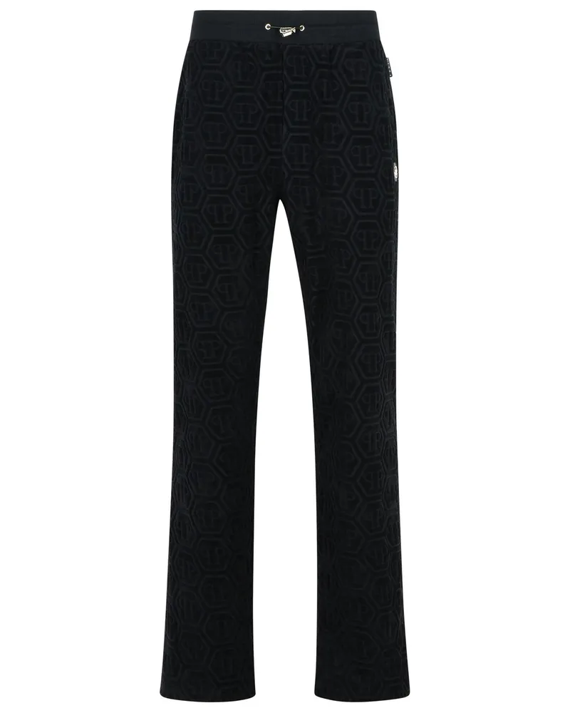 Philipp Plein Jogger' schwarze Baumwollhose Black