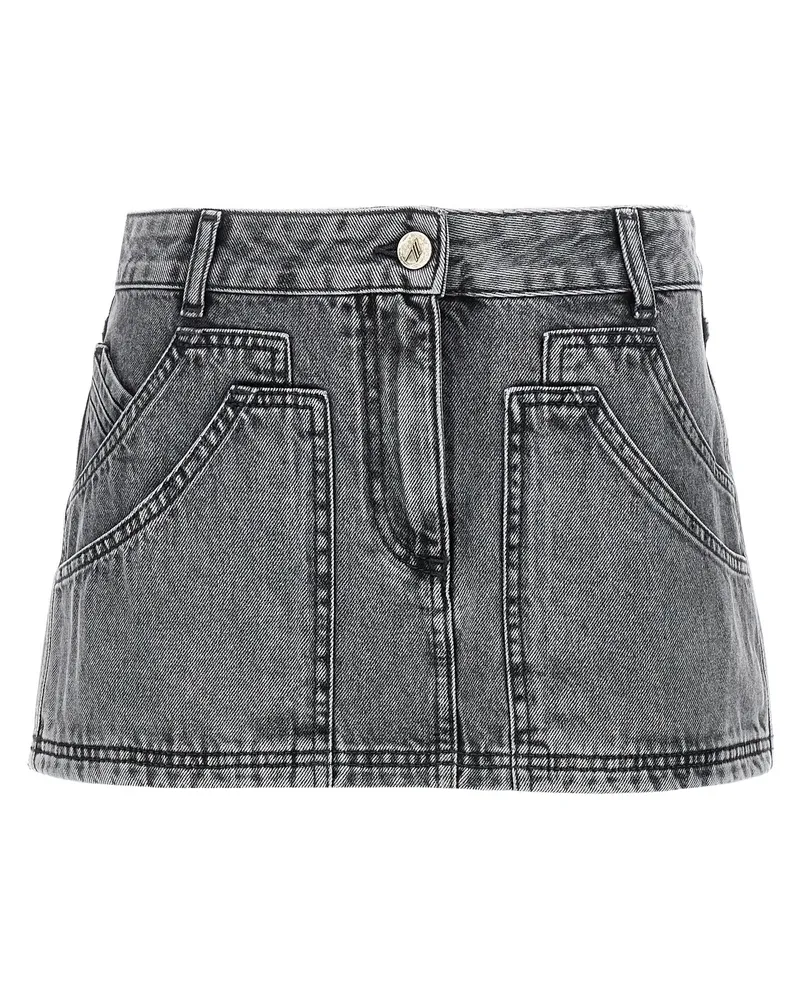 ATTICO Der Attico Multipocket Minirock Gray