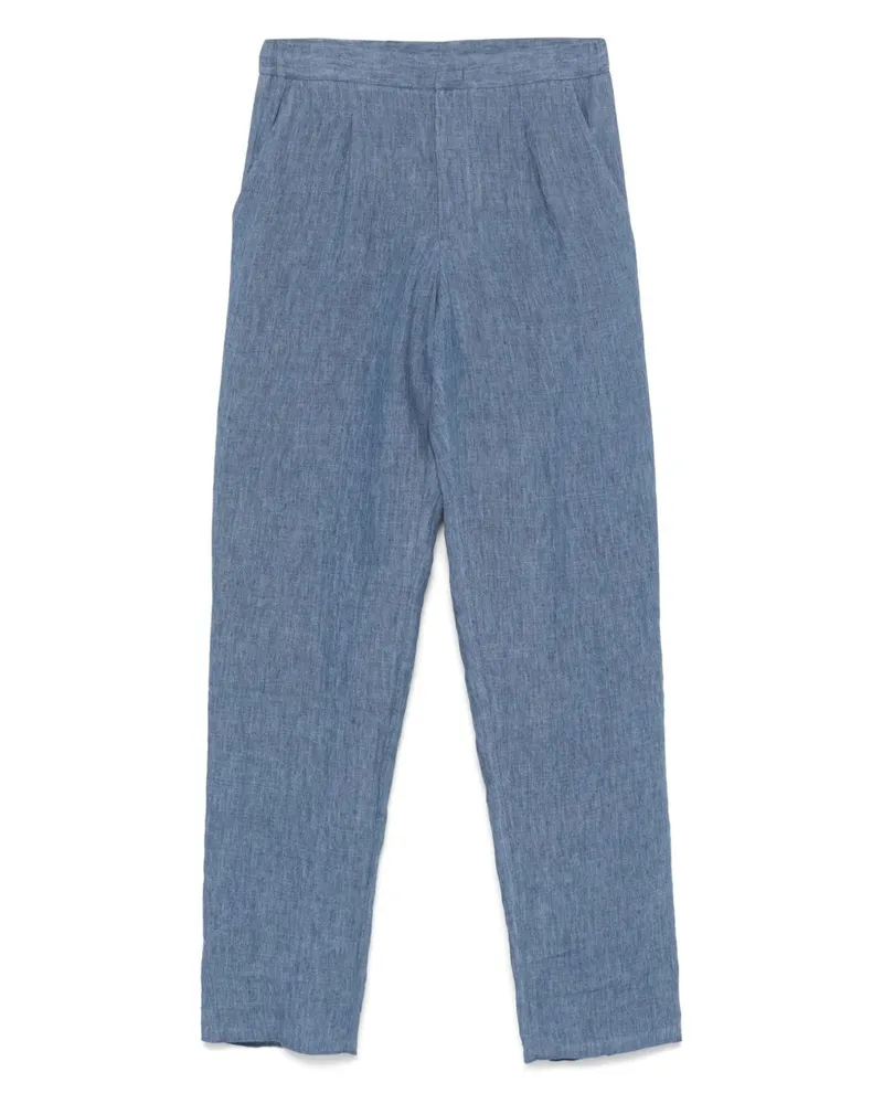 Emporio Armani Leinenhose Clear