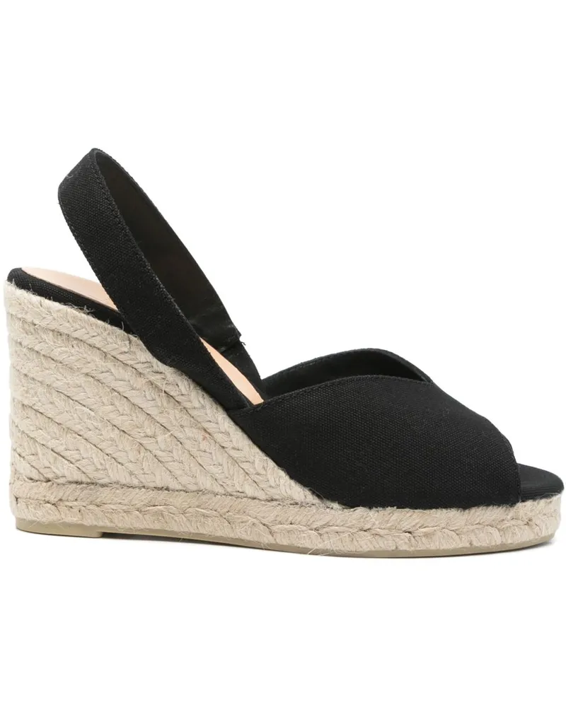 Castañer Brisa Canvas Espadrilles Black