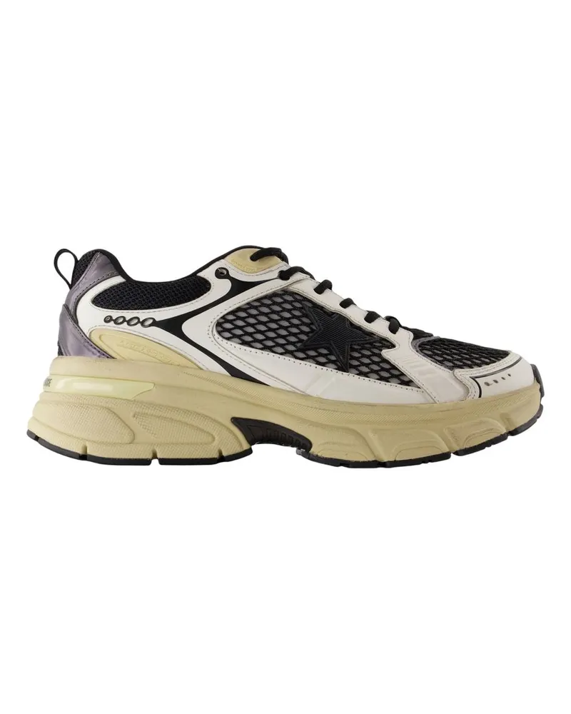 Golden Goose Sneakers Lightstar  Deluxe Marke Leder weiß/schwarz White